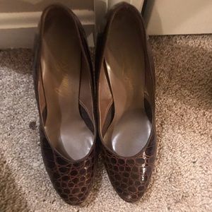 Vintage crocodile heels